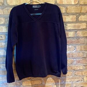 Polo by Ralph Lauren men’s size medium 100% cotton V-neck sweatshirt